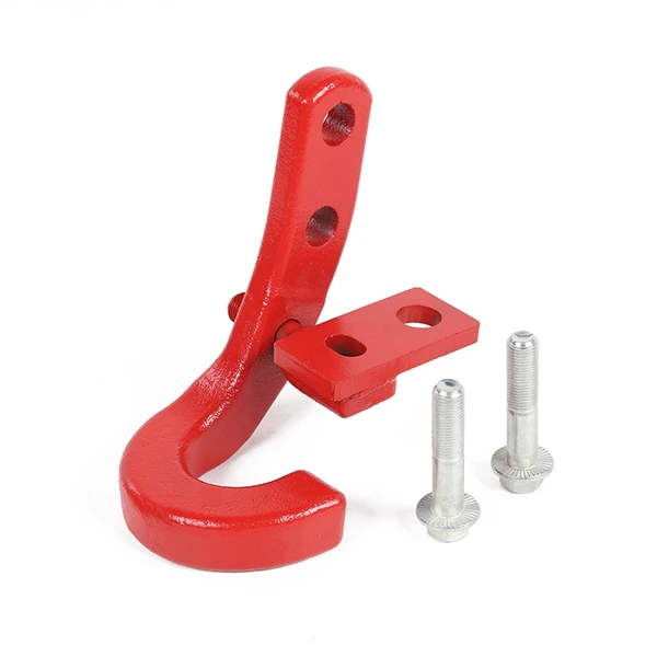 Red SHINEKA прицеп крюк для Jeep Wrangler JL+ Автомобильный задний бампер внедорожный открытый Тяговый крюк аксессуары для Jeep Wrangler JL - Цвет: Red