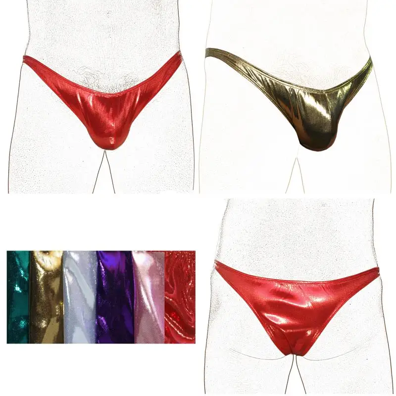 Модное мужское сексуальное бикини с металлическим блеском|men sexy|mens metallicsexy men |