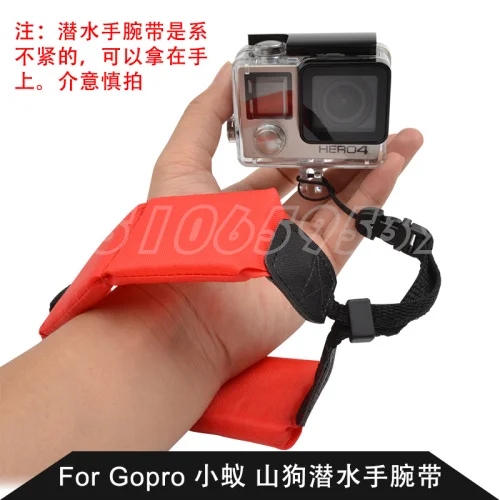 Аксессуары для Gopro водонепроницаемый поплавок из пенопласта наручный браслет