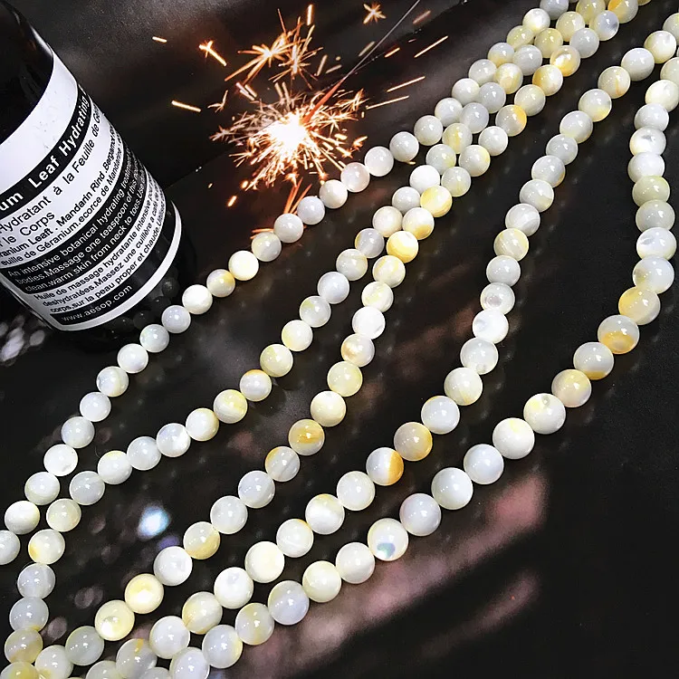 Ritoule DIY аксессуары желтый shell pearl пирсинг серьги из бисера Кулон|Ювелирная