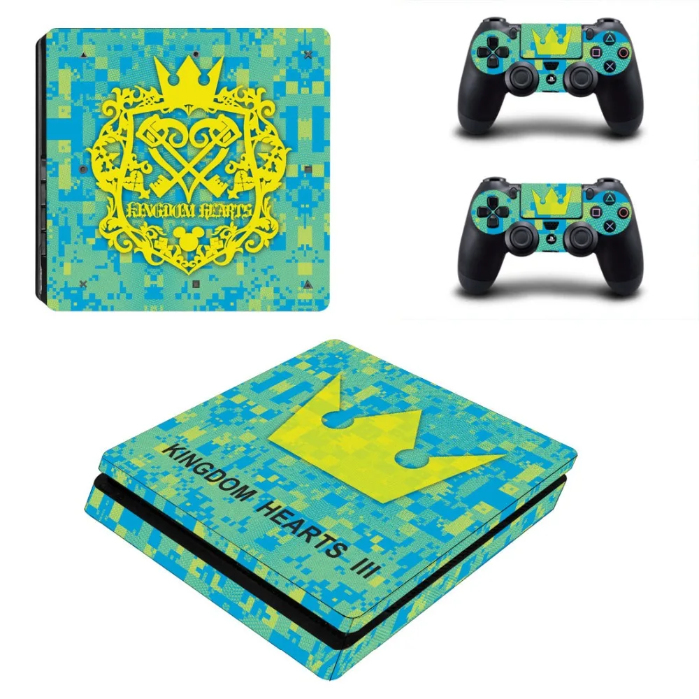Виниловая наклейка с изображением игры Kingdom Hearts 3 PS4 Slim Skin для консоли Playstation 4 и 2