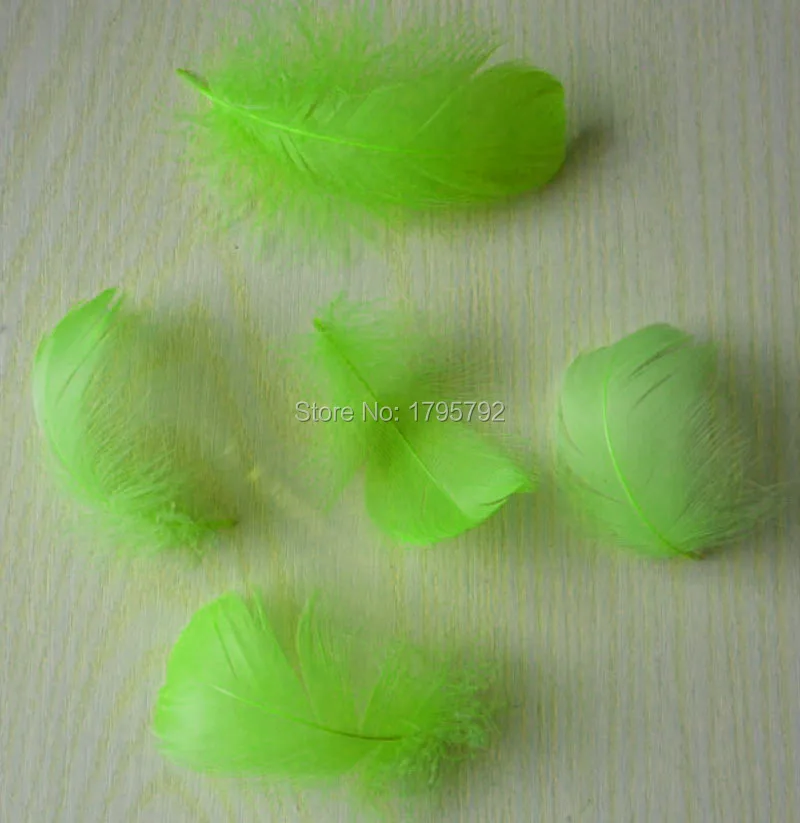Пушистые гусиные перья для ювелирных изделий, 5-8 см, 20 шт.
