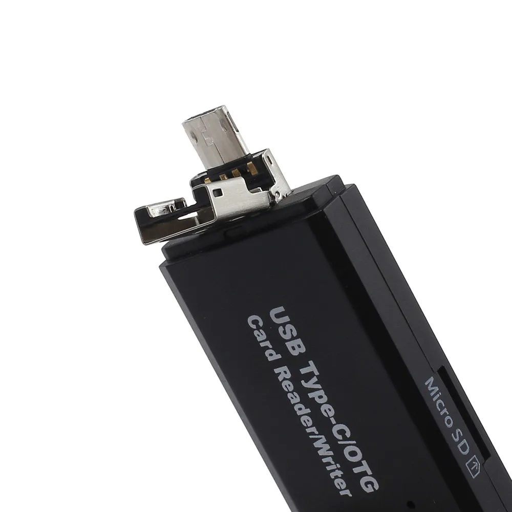 LiNKFOR высокоскоростной Универсальный USB Type C SD/Micro SD/TF кардридер с 3 разъемами OTG для