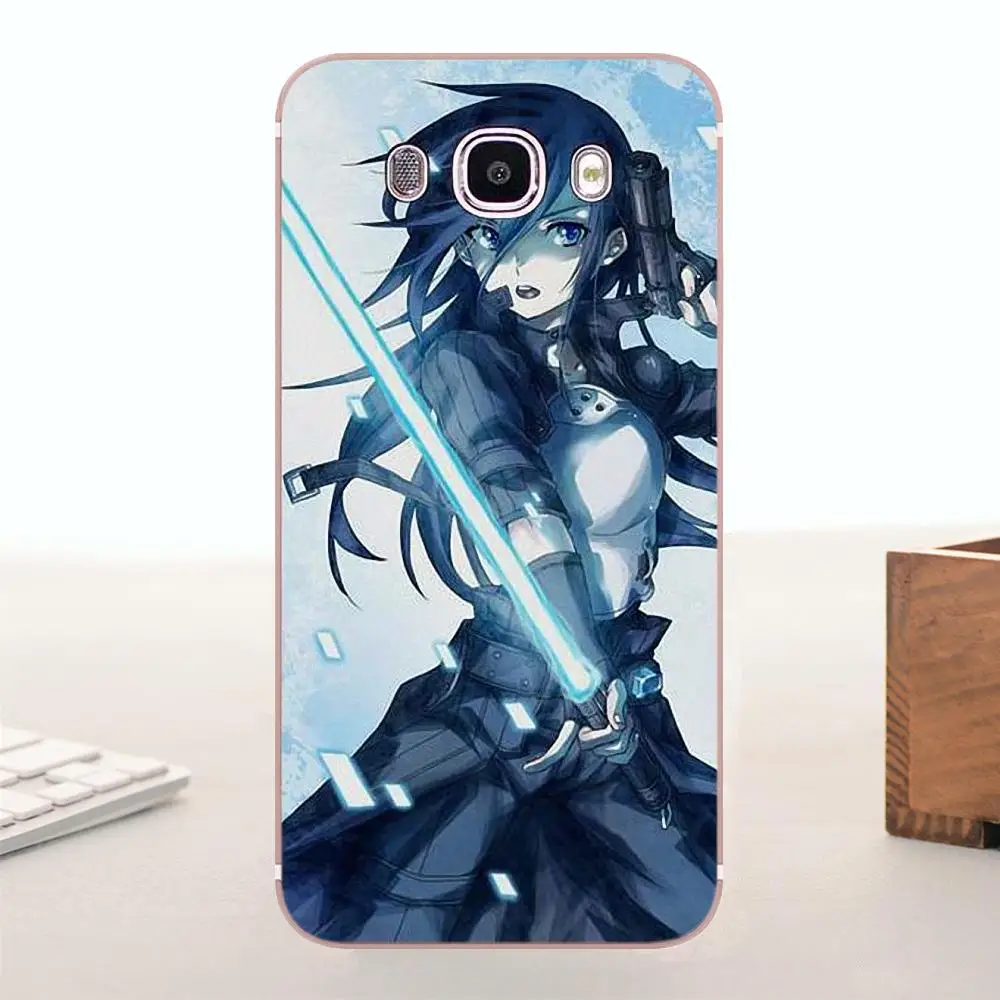 Для Galaxy Alpha Core Note 2 3 4 S2 A10 A20 A20E A30 A40 A50 A60 A70 M10 M20 M30 TPU Рисунки Меч искусства онлайн Sao Аниме Манга на.