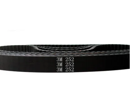 

3d printer belt closed loop rubber HTD 3M timing belt 84 teeth 252mm length 15mm width HTD 252-3M-15 1pcs