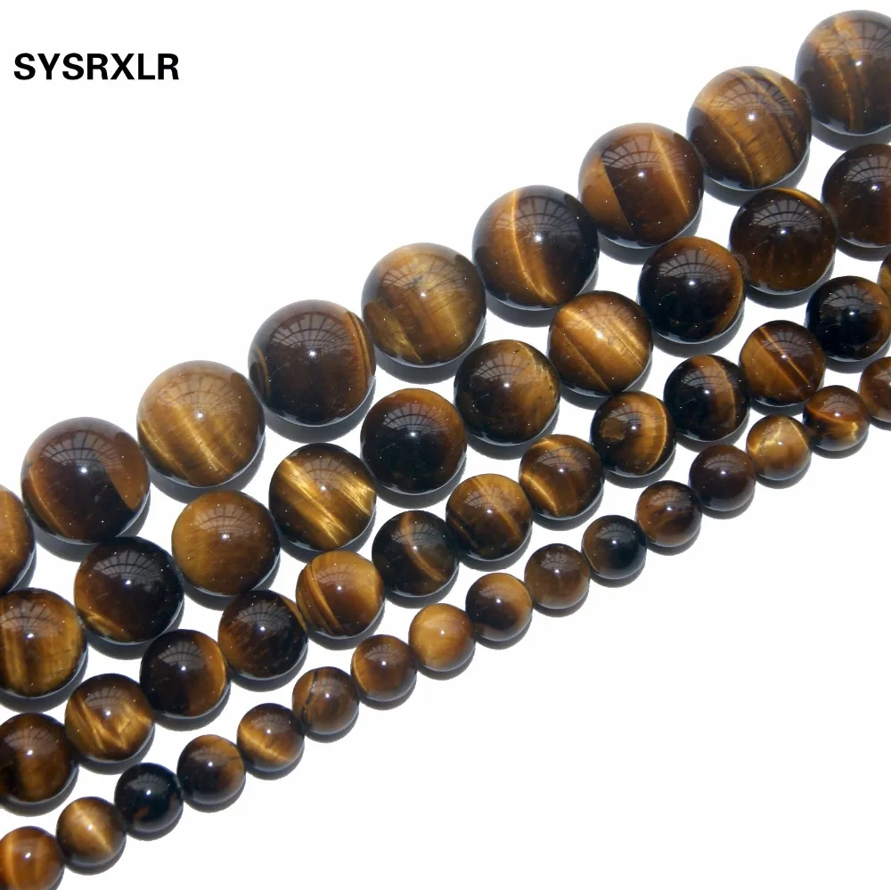 Бесплатная доставка бусины из натурального камня желтые тигровые рассыпчатые
