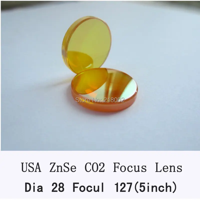 

28mm USA ZnSe Focus Lens for CO2 Laser 127mm focal length CO2 Laser lens