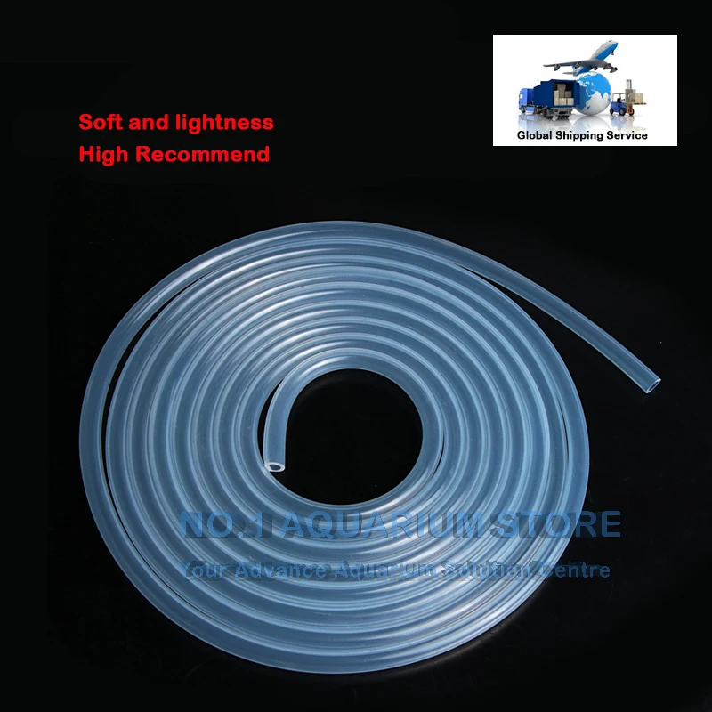 Brand New Food Grade Clear Translucent Silicone Tube Pipe Hose 3*5mm For Aqaurium Dosing Pump Non-toxic Beer Milk Soft Rubber | Дом и сад