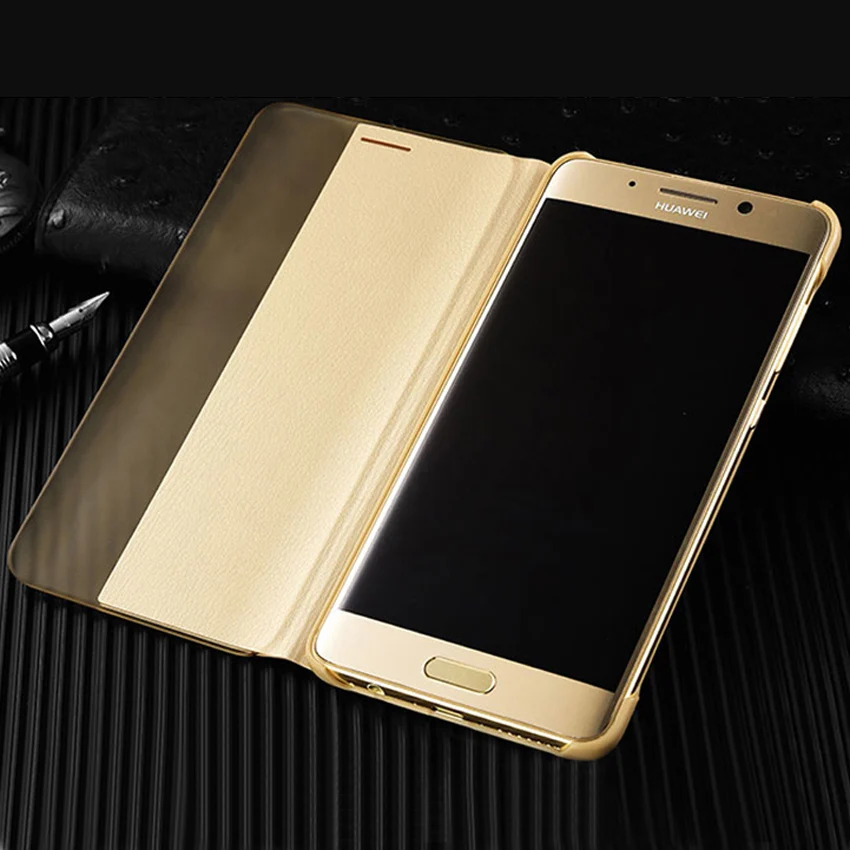 Откидной кожаный чехол для телефона Huawei Mate 9 Pro Smart Touch View Mate9 Mate9pro роскошные