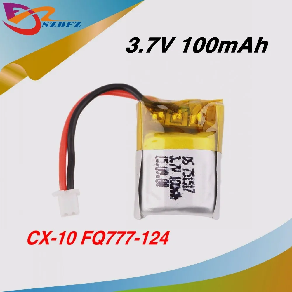 5 шт. 3 7 в 100 мАч li po запасная батарея для RC Cheerson Quadcopter 6X3U|battery for rc|3.7v 100mahbattery quadcopter |