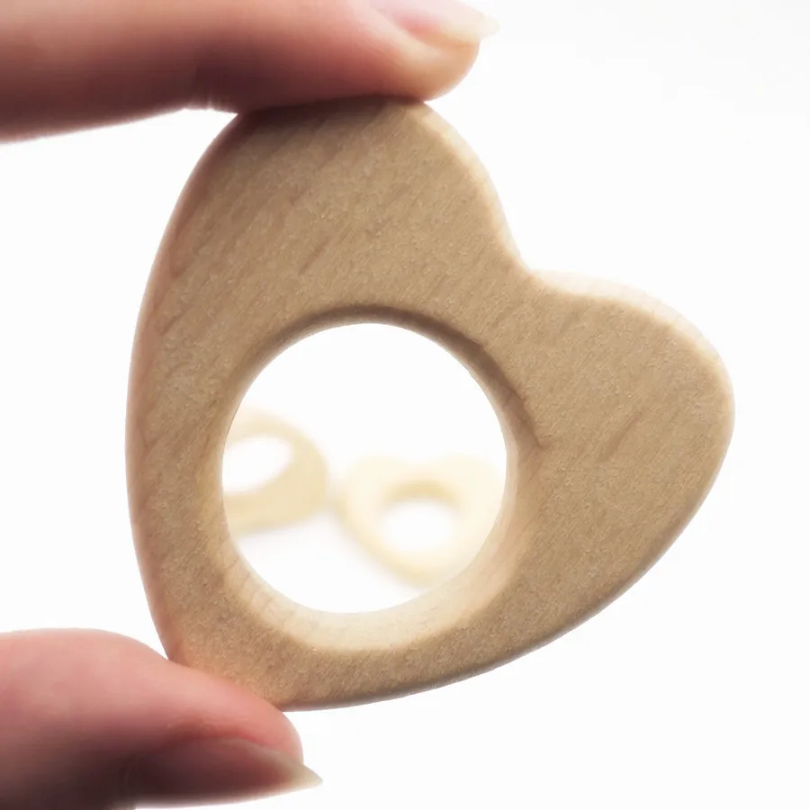 Прорезыватель для зубов из Букового дерева экологически чистый детский в форме