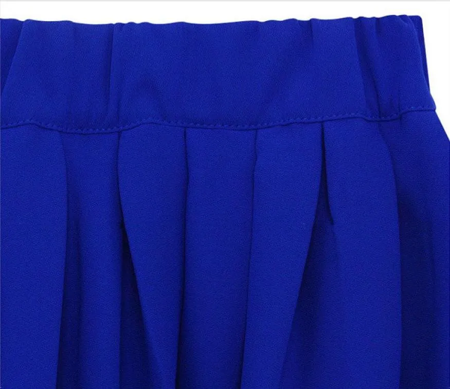 Женская юбка חskirt Skirt rorokken jupe femme миди лето однотонная шифоновая Лоскутная