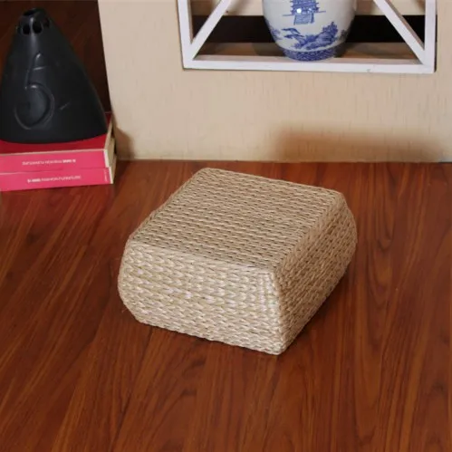 Трава квадратный пол подушки японский футон медитация Подушка Татами утолщение