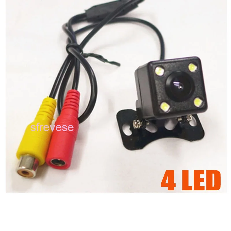 4 LED широкий ангел 170 градусов реверсивная парковочная запасная камера для