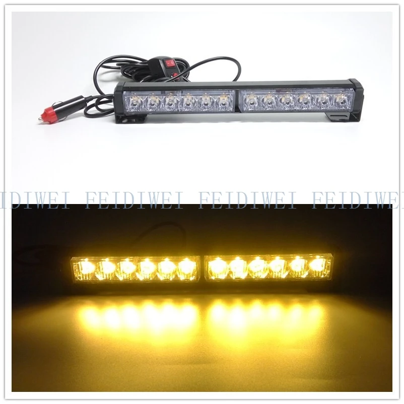 09012 12LED высокое Мощность мерцающий светильник пожарный мигающий аварийный
