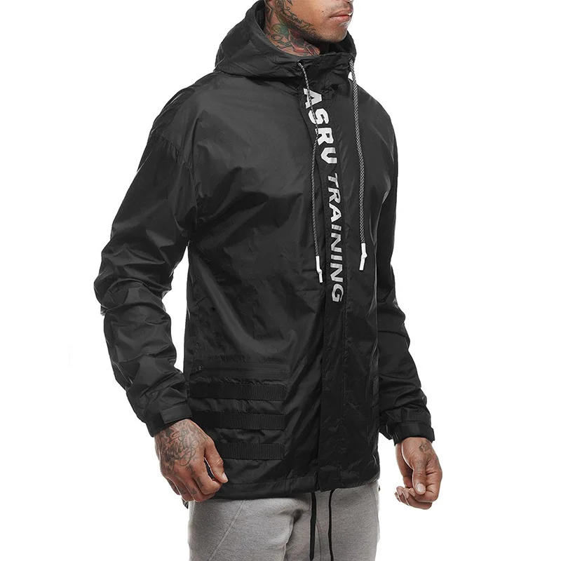 2019 Новинка весна осень Мужская модная верхняя одежда ветровка пальто спортивная