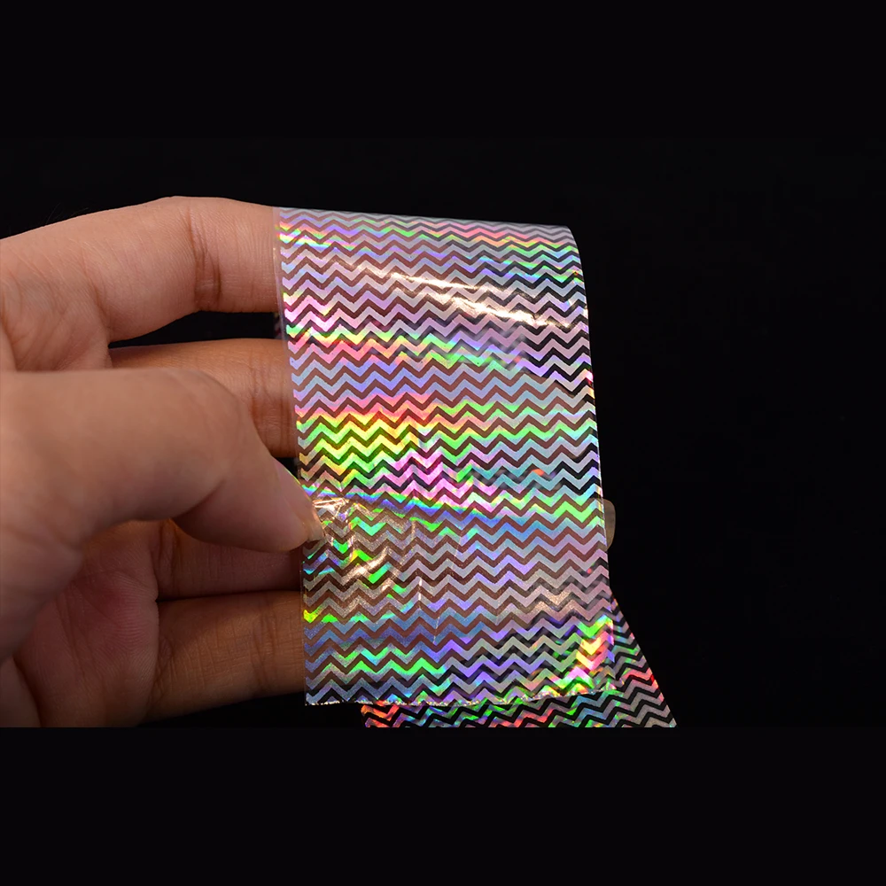 8 шт 20 см x 4 см голографические розы дизайн ногтей наклейки для ногтей переводные наклейки из фольги s клейкие наклейки DIY Лазерный Декор BE141