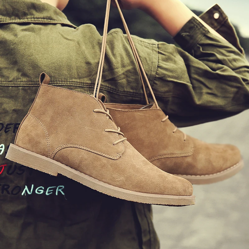 Обувь для скейтбординга из нубука дышащие противоскользящие мужские Ботинки Martin