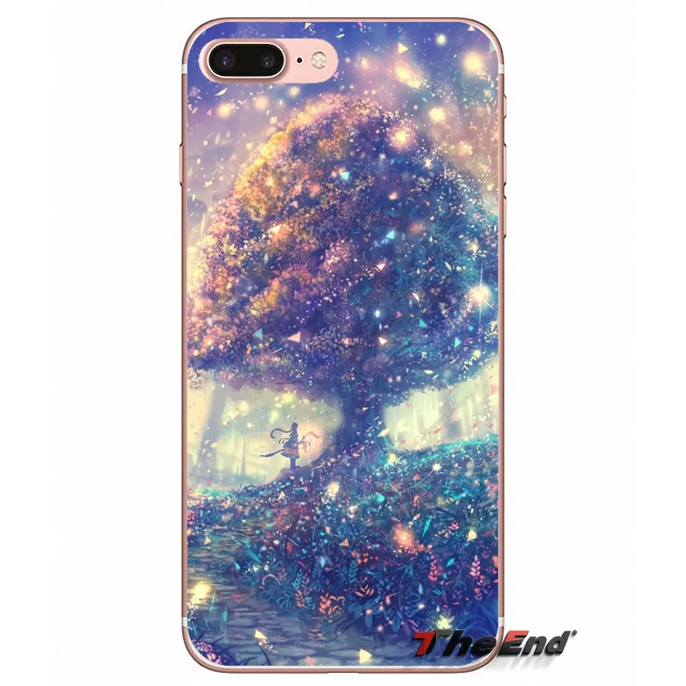Magic Tree House anime Soft TPU Case Cover For Samsung Galaxy S2 S3 S4 S5 MINI S6 S7 edge S8 S9 Plus Note 2 3 4 5 8 Coque Fundas | Мобильные