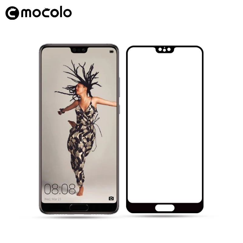 Mocolo 2.5D 0 33 мм Полное покрытие экрана 9H жесткая защита закаленное стекло для Huawei P20