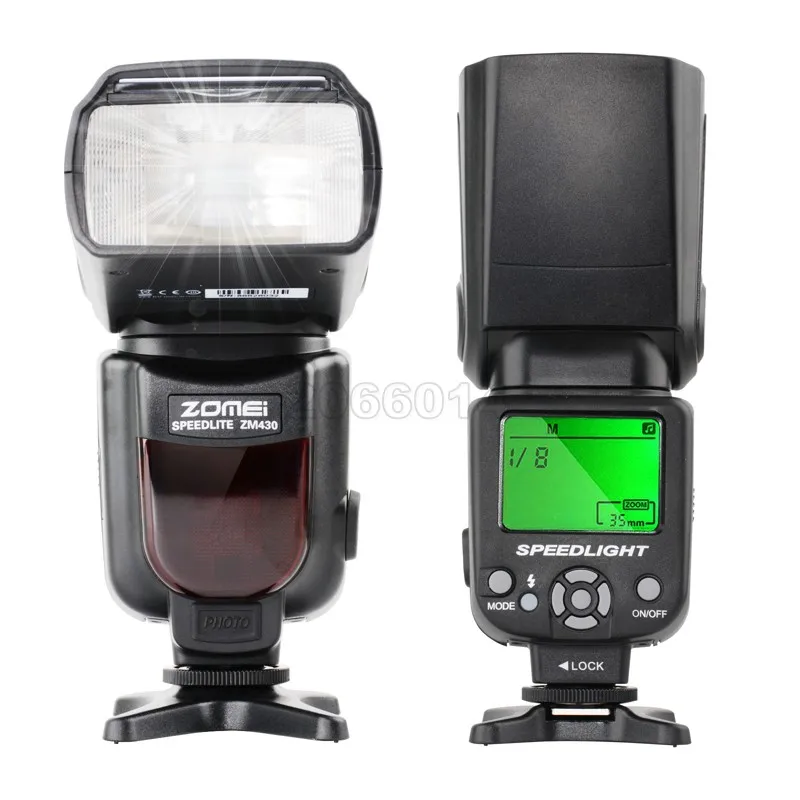New Pre Марка Беспроводная Мини Flash ZM430 Speedlite для Canon и Nikon горячий Башмак Для Вспышки