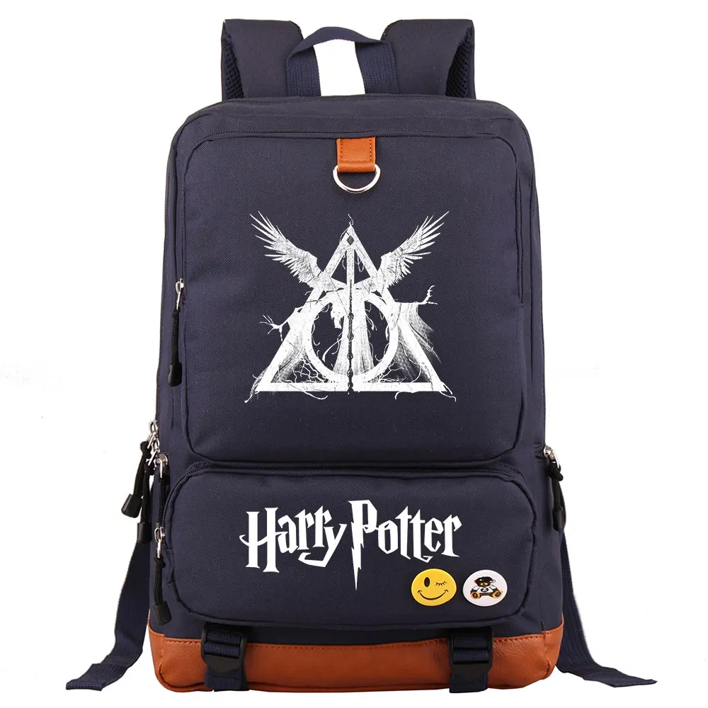 Hedwig Deathly Hallows школьная сумка для мальчиков и девочек женская подростков Холщовый