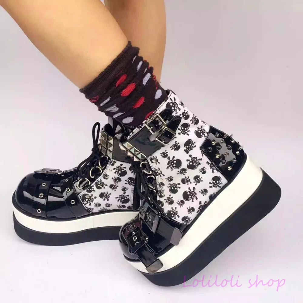 Принцесса мандарины йо японский дизайн на заказ большой размер череп заклепки