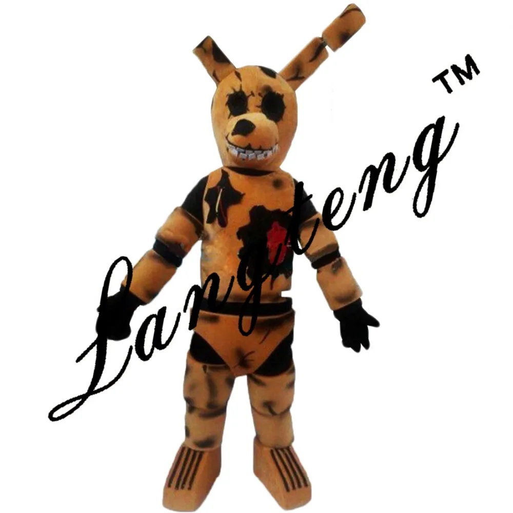 Five Nights At Freddy's Fnaf игрушка жуткий коричневый кролик маскоты костюмы для взрослых Рождество Хэллоуин наряд 2019New
