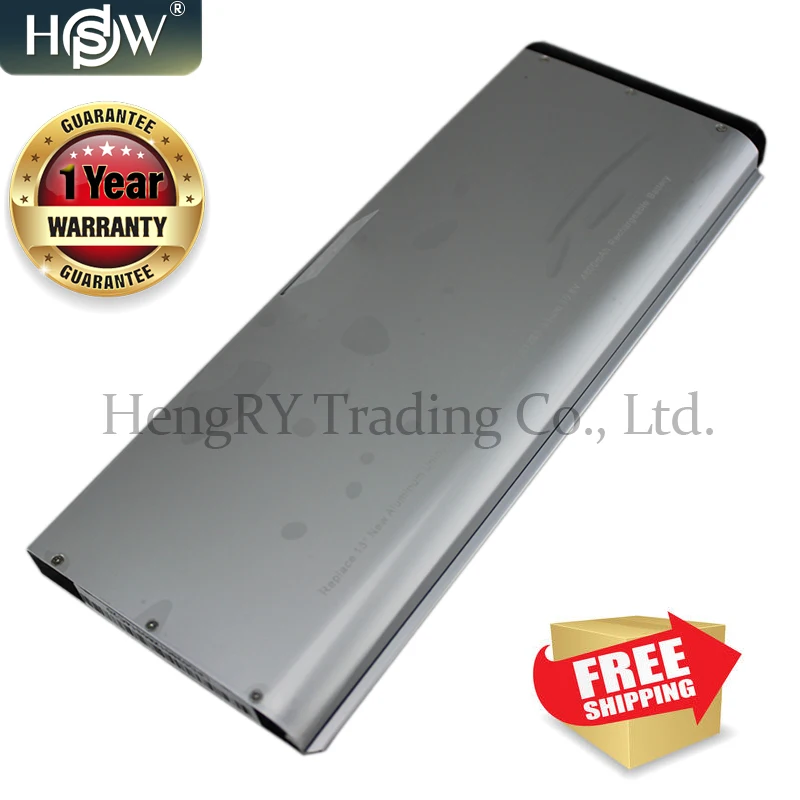 Аккумулятор алюминиевый для ноутбука Apple MacBook 13 дюймов A1278 A1280 (версия 2008) MB466LL/A MB466