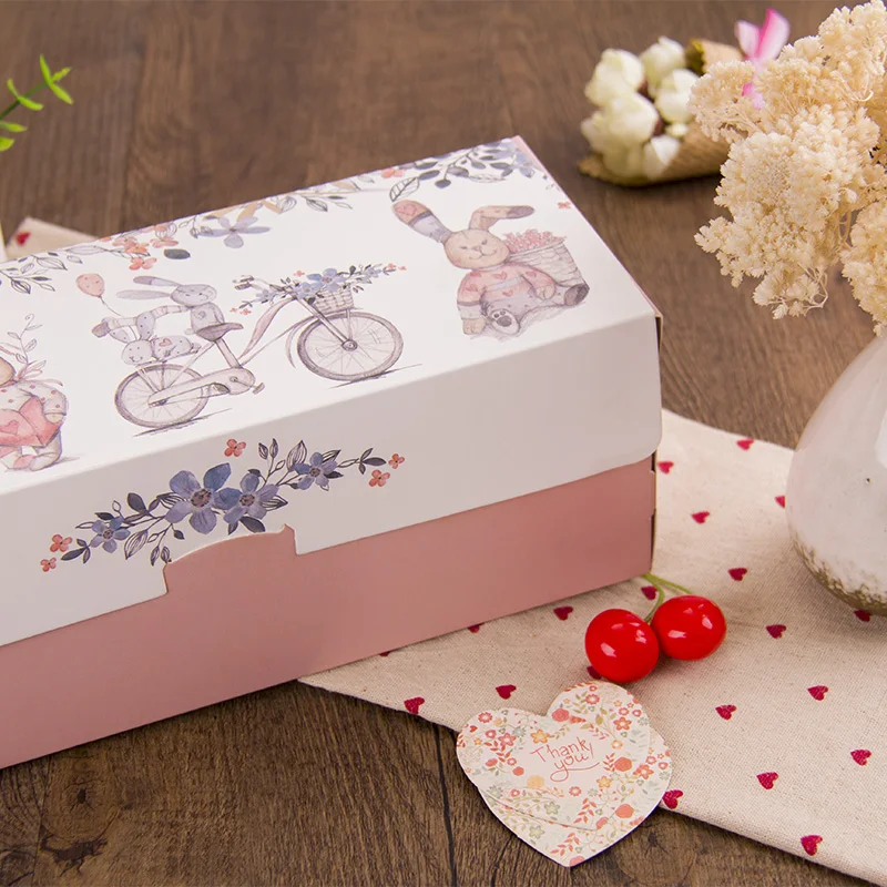 10 штук/партия коробка для кондитерских изделий|cookies packing|box partycookie packaging |