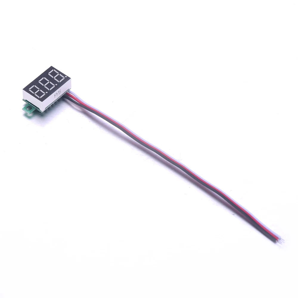 1/5pcs Red LED Digital Display DC 0-30.0V Voltmeter for Moto 0.36 Inch Instruments Current Meter Motorcycle Accessories Hot Sale |