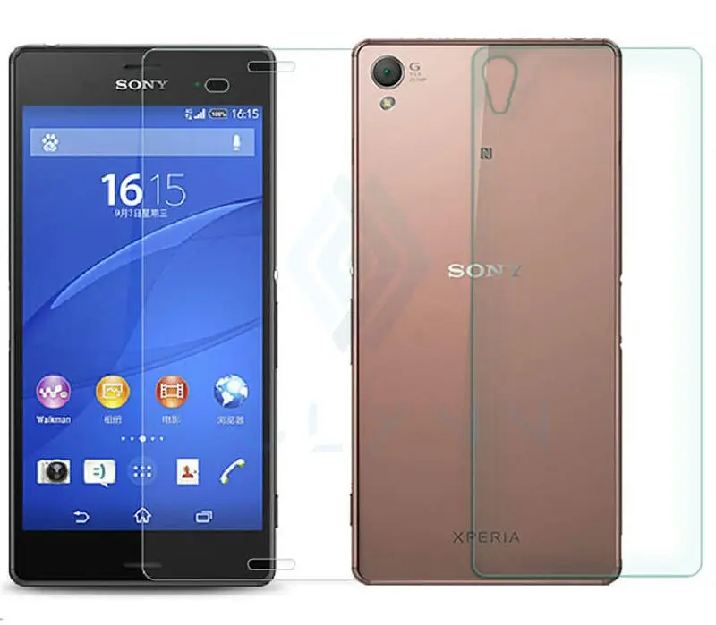2 шт./лот 9H 0 3 мм 2.5D переднее + заднее закаленное стекло для Sony Xperia Z3 Compact Z Z2 Z4 Z5 Premium