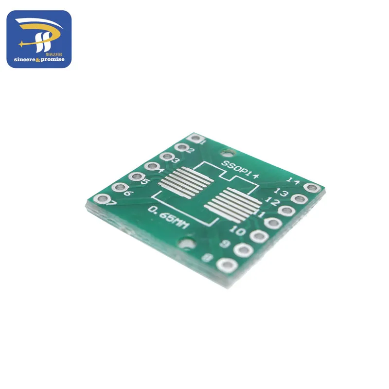 10 шт. SOP14 SSOP14 TSSOP14 к DIP14 Pinboard SMD для DIP адаптер 0,65 мм/1,27 мм до 2,54 мм DIP Pin Шаг печатной платы Конвертер Разъем