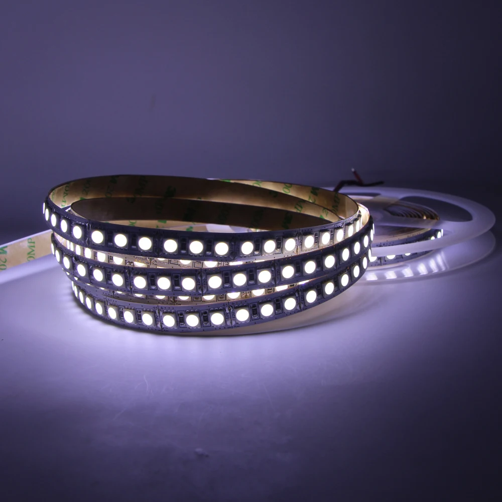 Светодиодная лента 5 М 5050 SMD 60 светодиодов/м 120 12 В Водонепроницаемая IP67 IP20 Гибкая