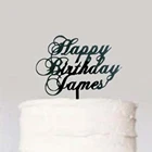 Персонализированное наименование, Топпер для торта на день рождения, товары для украшения дня рождения, счастливый подарок