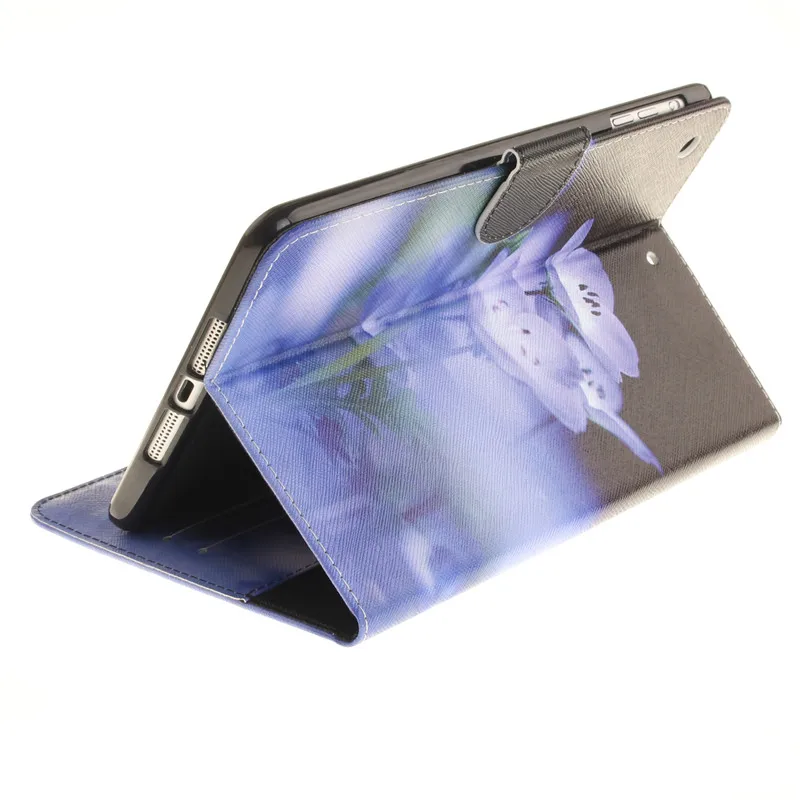 8 видов стилей PU кожаный чехол для Apple iPad mini 1/2/3 7 9 &quotA1432/A1489/A1599 планшета Coque 1 2 3