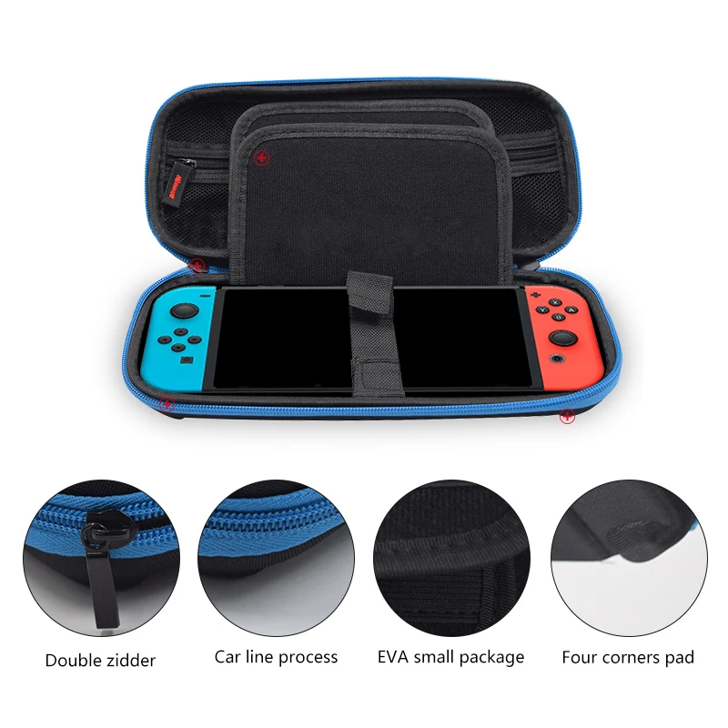 Портативный жесткий чехол для Nintendo Switch водонепроницаемый из ЭВА хранения