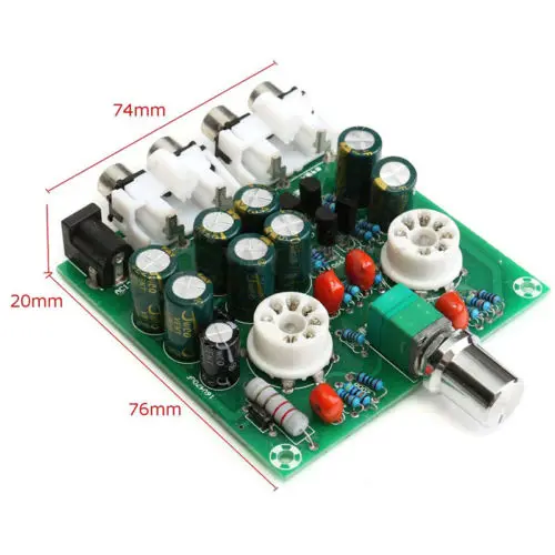 AC 12 V 6J1 клапан Предварительный усилитель плата трубного предусилителя наушников