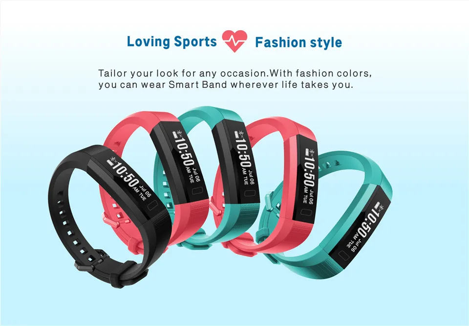 Kaimorui Y11 Factory Smart Wristband Fitness Tracker Heart Rate Monitor Pedometer Band Bracelet for IOS Android | Электроника
