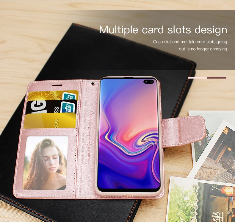 LUPHIE роскошный кожаный кошелек чехол для samsung Galaxy S10 S9 плюс S10e Note 9 раскладные чехлы-подставки для samsung A20 A30 A50 A70 крышка