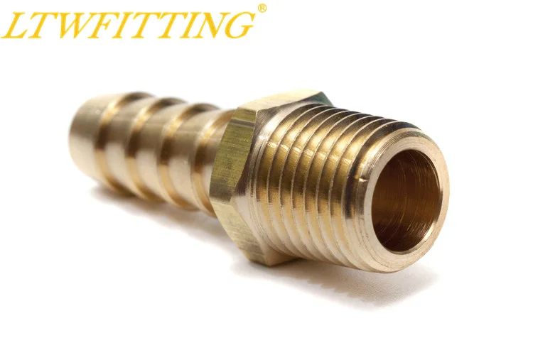 LTWFITTING 3/8 &quotшланг Барб х 1/4&quot Мужской ДНЯО латунь муфта/разъем установки