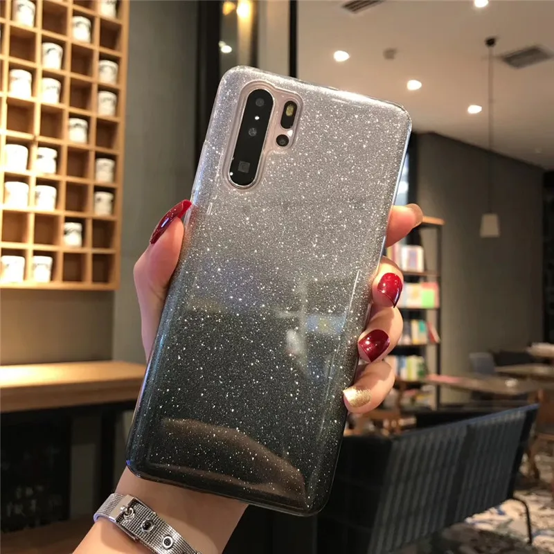 Чехол для телефона Meachy Gradient Bling Для Huawei P30 Lite P20 Pro мягкий модный чехол Mate 20 |