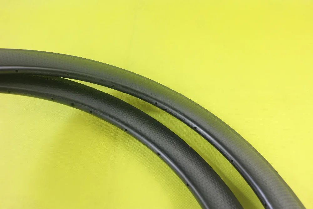 Диммированные обода 700c из углеродного волокна клинчер шириной 58 мм 20H 24H 28H