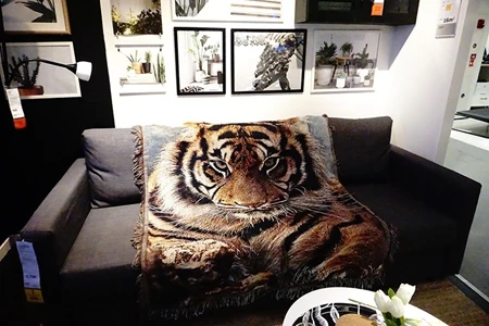 Throw13 Чехол для дивана в богемном стиле, покрывало с вышивкой, хлопковое покрывало с геометрическим рисунком, мягкое напольное покрывало s для кровати, с кисточками - Цвет: Throw13