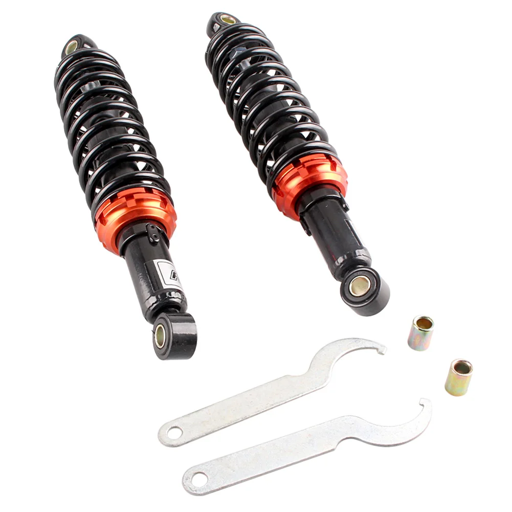 2Pcs 320mm Motorbike Rear Shock Absorbers Suspension For Honda ATV & For Suzuki GS125 150cc