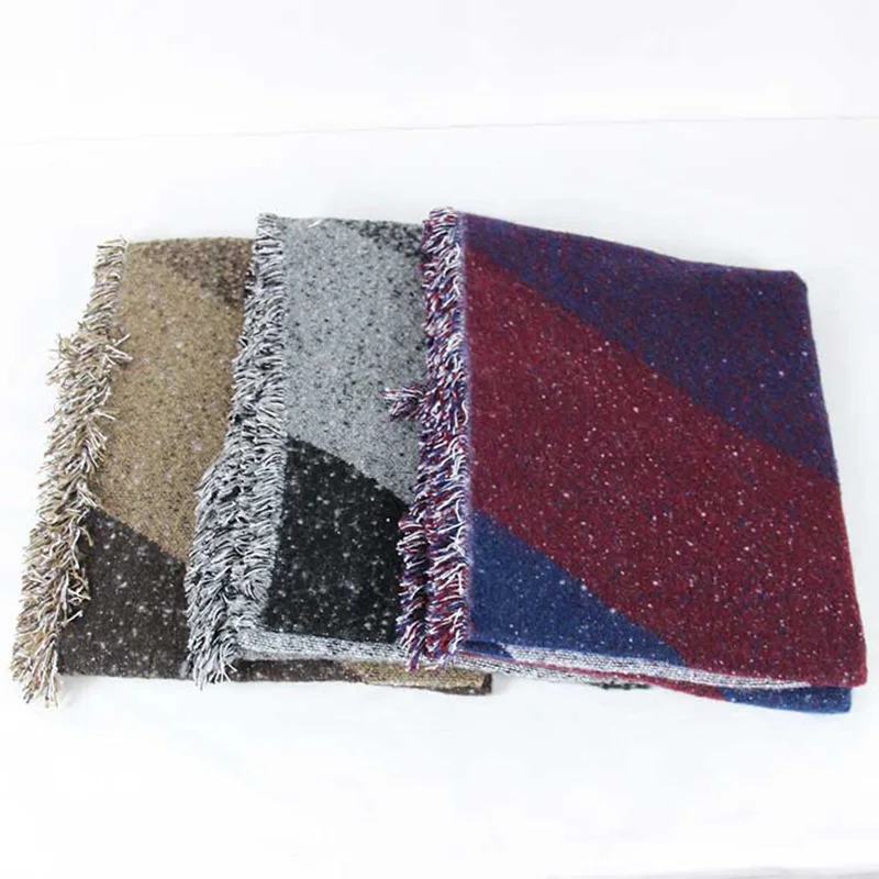 Зимний шарф 2017 клетчатой кашемировый Для женщин плед Одеяло новый дизайнер