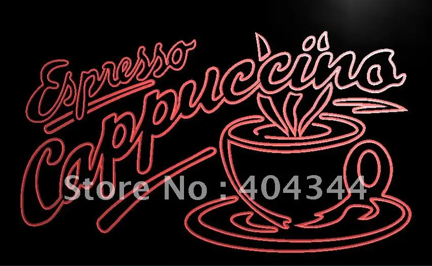 

LB220- OPEN Espresso Cappuccino Coffee Cafe Light Sign home decor crafts