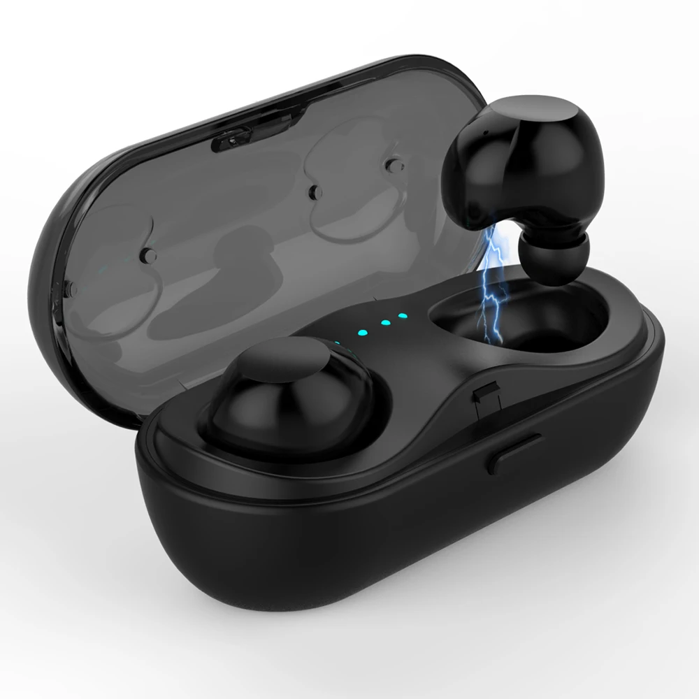 IPX7 водонепроницаемые капсульные беспроводные TWS наушники Q18 сенсорная bluetooth