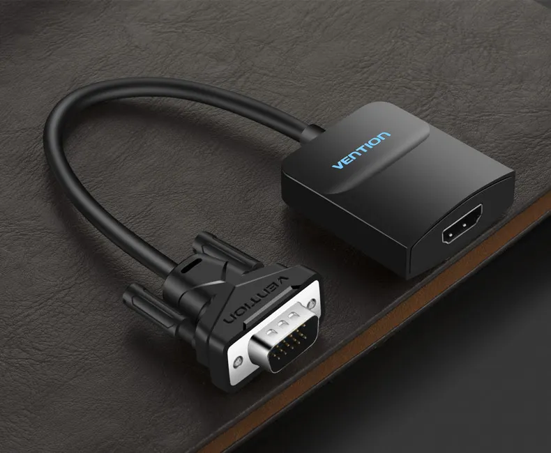 Vention активный VGA к HDMI адаптер кабель конвертер с аудио 1080 P для портативных ПК к HDTV проектор со встроенным чипсет