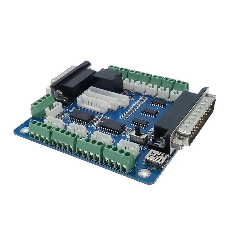Плата драйвера с ЧПУ USB MACH3 100 кГц коммутационная плата 5 осевой интерфейс драйвер motion контроллер
